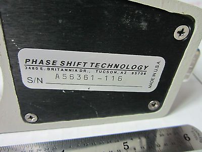 PHASE SHIFT TECHNOLOGY MICROSCOPE INTERFEROMETER PART HOLDER  BIN #4V