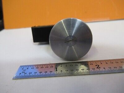 LEITZ GERMANY POL CONDENSER ADJUST MICROSCOPE PART OPTICS AS PICTURED &85-B-27