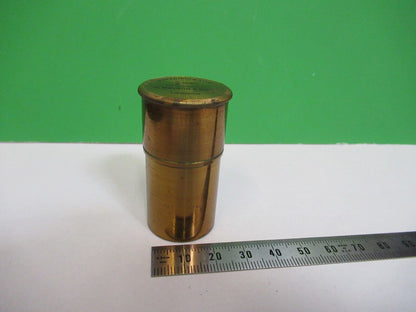 ANTIQUE BRASS WATSON UK 1890s EMPTY CAN MICROSCOPE PART AS PICTURED &R6-A-84