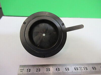 VINTAGE SPENCER AO CONDENSER + IRIS OPTICS MICROSCOPE PART AS PICTURED &A9-B-12