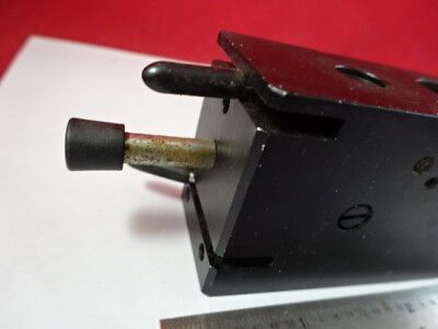 MICROSCOPE PART 563345 IRIS DIAPHRAGM SLIDE LEITZ GERMANY AS PICTURED &95-42