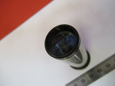 ANTIQUE BAUSCH LOMB  5X EYEPIECE LENS OPTIC MICROSCOPE PART AS PICTURED &8Z-A-57