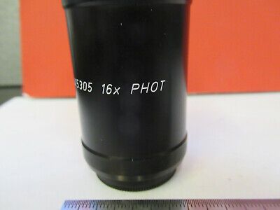 WILD HEERBRUGG 445305 LENS 15X CAMERA ADAPTER MICROSCOPE PART AS PIC &93-A-27