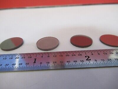 OPTICAL LOT 4 EA NEUTRAL DENSITY FILTERS ND OPTICS AS PICTURED &H6-A-17