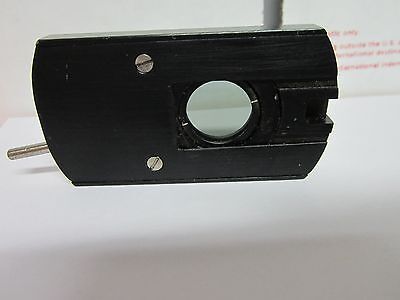 OPTICAL MICROSCOPE PART SLIDE POLARIZER OPTICS BIN#1E-P-1