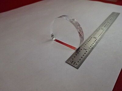 OPTICAL FLAT TRUNCATED SPECTRA PHYSICS FUSED SILICA LASER OPTICS AS IS #80-17