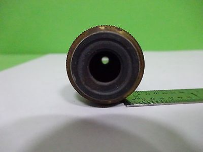 MICROSCOPE PART OBJECTIVE ZEISS WINKEL 100X GERMANY OPTICS AS IS BIN#V8-26