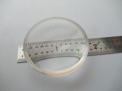 OPTICAL GLASS LENS CX-CC CONVEX HIGHLY CONCAVE OPTICS AS PICTURED &F5-A-31