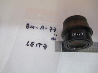 LEITZ WETZLAR L1123 BRASS MOUNTED LENS MICROSCOPE PART AS PICTURED &8M-A-77