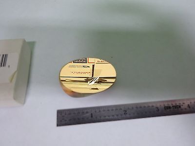 OPTICAL GOLD PLATED ELLIPTICAL MIRROR EDMUNDS SCI LASER OPTICS AS IS BIN#Y2-53