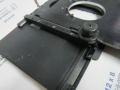 OPTICAL MICROSCOPE PART ZEISS GERMANY HUGE WAFER INSPECTION STAGE OPTICS BIN#19