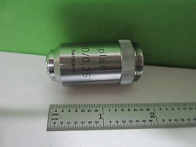 MICROSCOPE PART ROLYN GERMANY OBJECTIVE 10X PLAN OPTICS AS IS BIN#T5-10