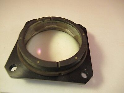 OPTICAL MIL SPEC MOUNTED CONVEX LENS OPTICS AS PICTURED &P7-FT-96