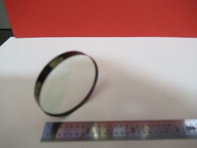 OPTICAL MIL SPEC COATED LENS hole in middle uncoated OPTICS AS PICTURED &B6-A-15