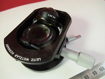 LEITZ WETZLAR GERMANY CONDENSER + IRIS MICROSCOPE PART AS PICTURED #FT-4-120