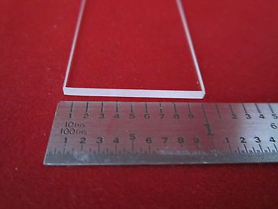 OPTICAL LENS OR WINDOW RECTANGLE LASER OPTICS 1"X2" #4-146 BIN#4