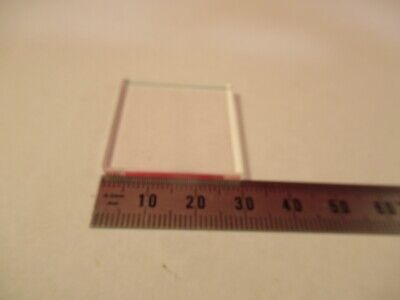 OPTICAL BK7 GLASS PLATE SQUARE PRO OPTICS AS PICTURED #FT-1-R