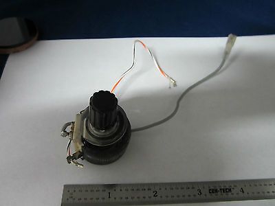 ZEISS GERMANY MICROSCOPE PART RHEOSTAT LAMP INTENSITY SWITCH sku#5B