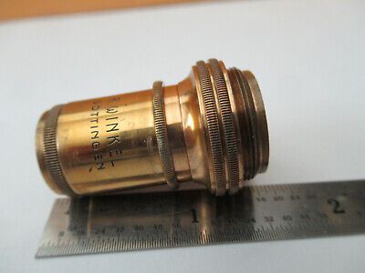 ANTIQUE R. WINKEL APO OBJECTIVE LENS MICROSCOPE PART AS PICTURED &F2-A-110