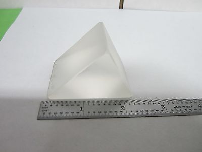 OPTICAL PRISM FROSTED, BUT ONE SIDE POLISHED ?? OPTICS DWR#3-D-15