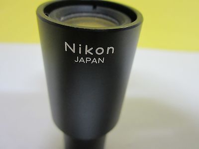 MICROSCOPE PART NIKON JAPAN EYEPIECE TV RELAY LENS 1X/16 OPTICS AS IS BIN#T6-16