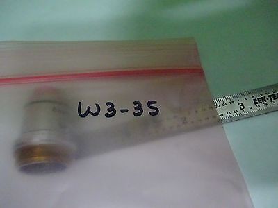 MICROSCOPE PART OBJECTIVE AO 10X ACHROMAT AMERICAN OPTICS AS IS  BIN#W3-35