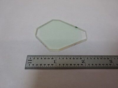 TRUNCATED COATED GLASS TRAPEZOID WINDOW OPTICS OPTICAL AS PICTURED &J4-A-17