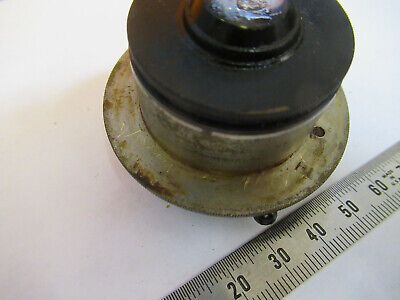 BAUSCH LOMB ANTIQUE CONDENSER + IRIS MICROSCOPE PART AS PICTURED &8Y-A-130