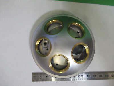 OLYMPUS JAPAN QUINTUPLE NOSEPIECE MICROSCOPE PART AS PICTURED &A9-B-01