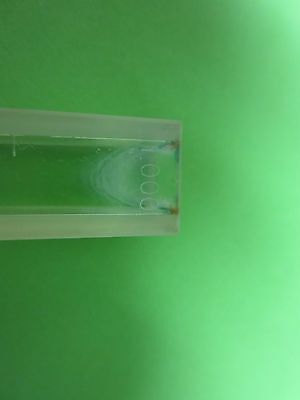 CARL ZEISS UV QUARTZ CUVETTE CELL SPECTRONIC ULTRAVIOLET AS IS OPTICS  BIN#40-E