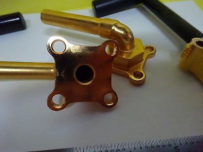 GOLD PLATED VALVES NITROGEN N2 LASER OPTICS #8Y-FD-09