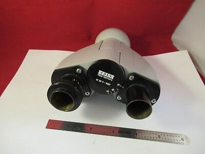 ZEISS GERMANY HEAD BINOCULAR MICROSCOPE PART OPTICS &100-32