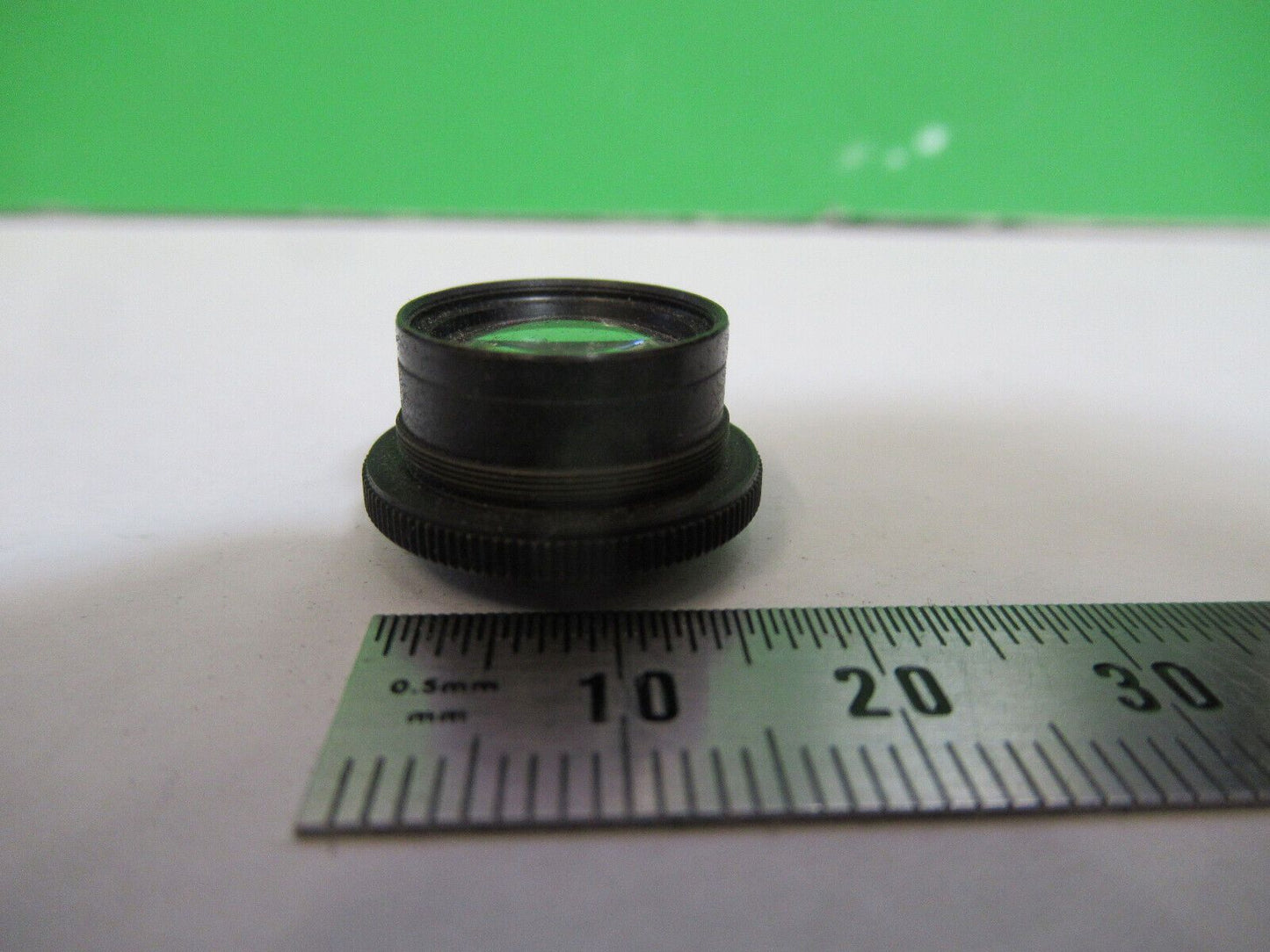 LEITZ WETZLAR GERMANY CONDENSER TOP LENS POL MICROSCOPE PART AS PICTURED Q7-A-24