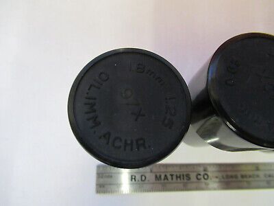 ANTIQUE BAUSCH LOMB EMPTY PLASTIC CANISTER MICROSCOPE PART AS PICTURED &8z-a-103