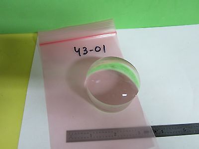 OPTICAL CONVEX CONCAVE THICK TELEDYNE MIL SPEC LENS BK7 LASER OPTICS BIN#43-01