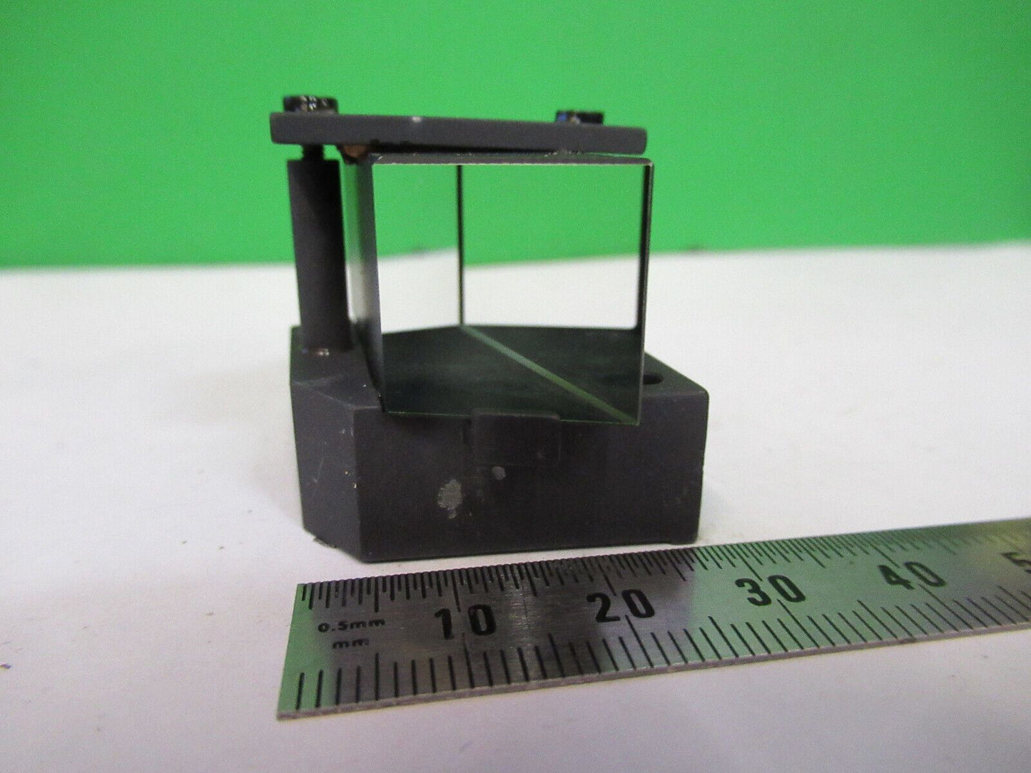 CARL ZEISS MOUNTED PRISM BEAM SPLITTER MICROSCOPE PART AS PICTURED #W5-B-23