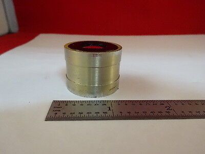 MICROSCOPE PART MOUNTED LENS OPTICS AS IS #AN-24