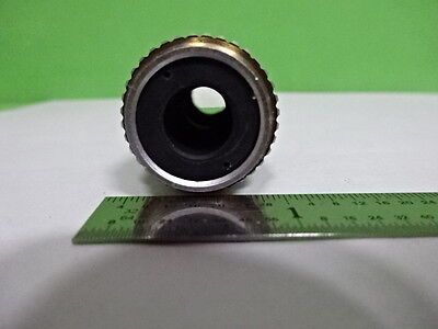 MICROSCOPE PART OBJECTIVE NIKON 10X OPTICS AS IS #4T-B-08