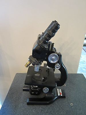 OPTICAL VINTAGE ANTIQUE MICROSCOPE SPENCER BUFFALO AS IS OPTICS #LOBBY