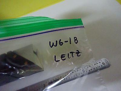 MICROSCOPE PART LEITZ GERMANY PRISM [small chip] MOUNTED OPTICS AS IS BIN#W6-18