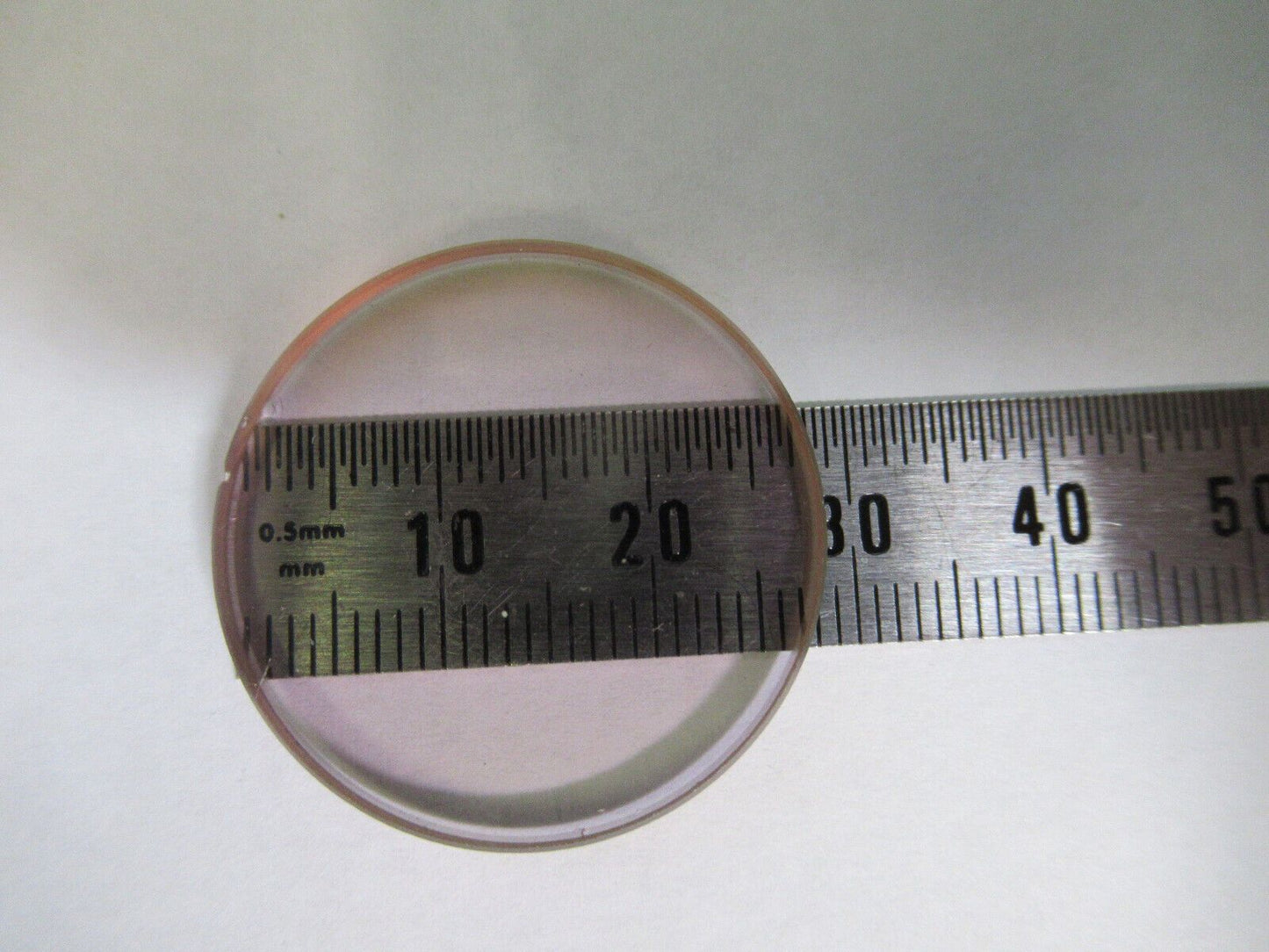 OPTICAL GLASS FILTER COATED PINK LENS OPTICS AS PICTURED Z5-C-28