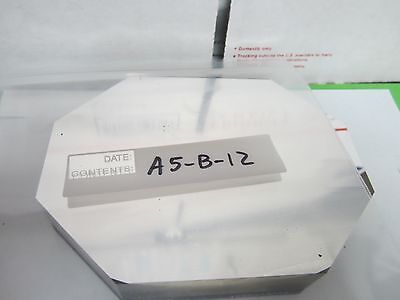 OPTICAL LARGE HEAVY TRUNCATED MIRROR  MIL SPEC LASER OPTICS #A5-B-12