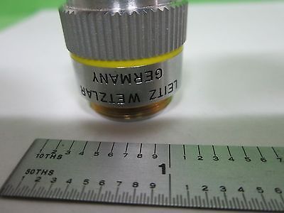 MICROSCOPE PART OBJECTIVE LEITZ GERMANY NPL 10X INFINITY OPTICS AS IS BIN#V1-08