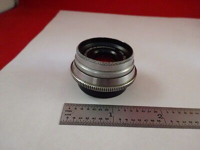 MICROSCOPE PART TESSAR BAUSCH LOMB OBJECTIVE LENS 72 mm OPTICS AS IS #Y7-H-95