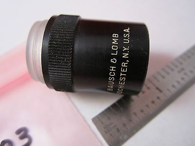 MICROSCOPE OBJECTIVE BAUSCH LOMB EPI 10X OPTICS #12-03 BIN#12