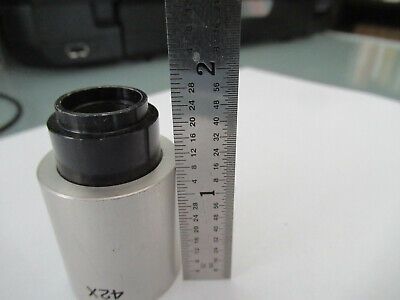 OLYMPUS 42X OBJECTIVE INSPECTION  LENS MICROSCOPE PART AS PICTURED &4B-FT-36