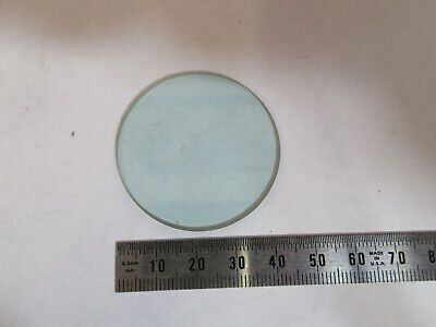 OPTICAL HEAT ABSORBING GLASS FILTER MICROSCOPE PART OPTICS AS PICTURED &P6-A-67