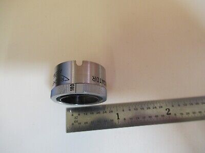 FOR PARTS REICHERT AUSTRIA POLARIZER LENS MICROSCOPE PART AS PICTURED &P7-A-25