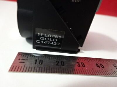 LEICA DMR FLUORESCENCE FILTER CUBE 1FL0761 GOLD MICROSCOPE PART OPTICS &98-34