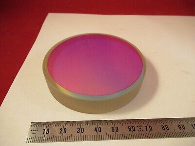 OPTICAL FLAT 1/10 WAVE COATED ZERODUR BEAM SPLITTER 3" DIAMETER OPTICS &14-A-16